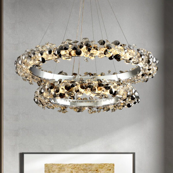Luma L LED Chrome Chandelier