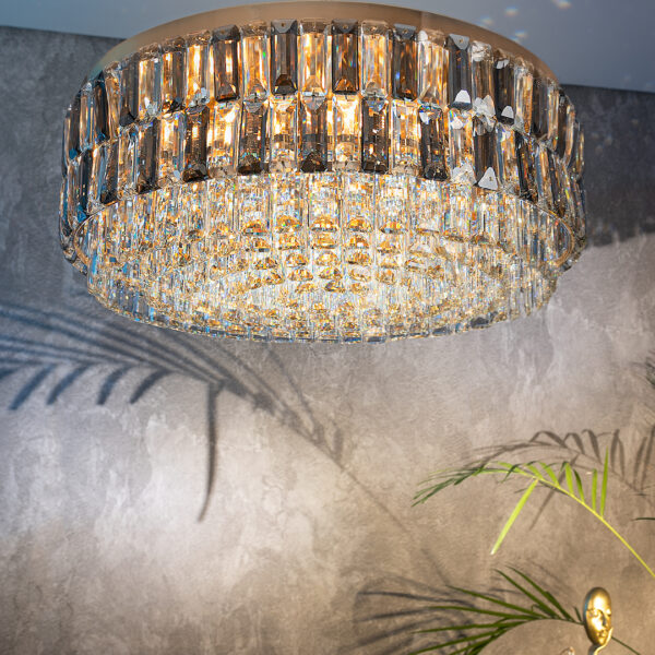 Valtira 10 Lights Gold Chandelier