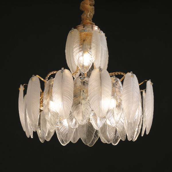 Zyntora 9 Lights Gold Chandelier