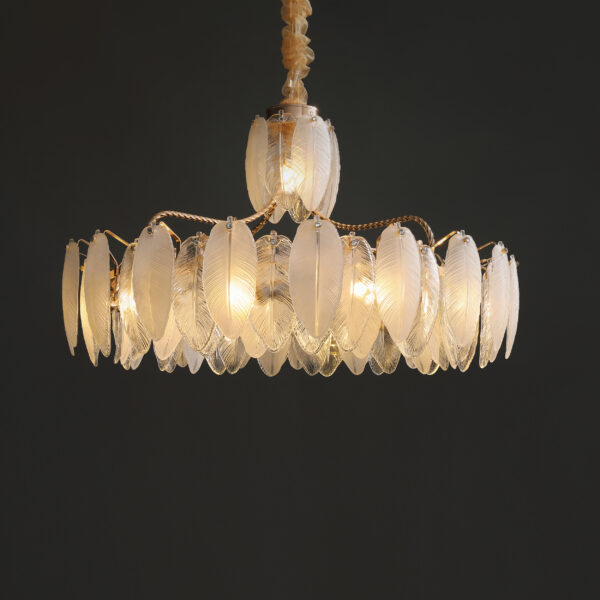Zyntora 11 Lights Gold Chandelier