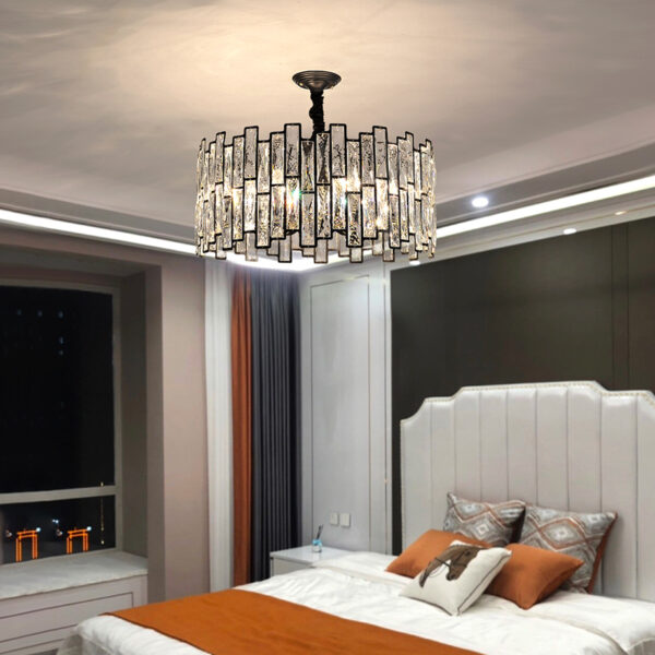 Xeriona 12 Lights Black Chandelier