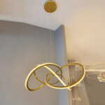 Sparkz LED Gold Chandelier