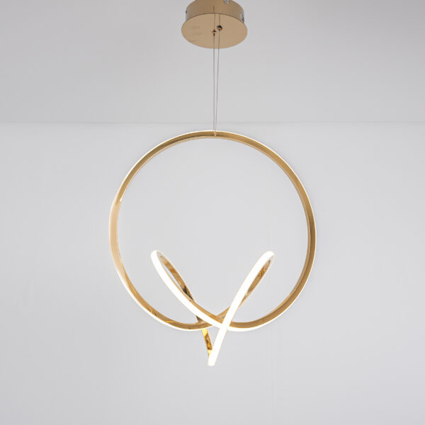 Vividz LED Gold Chandelier