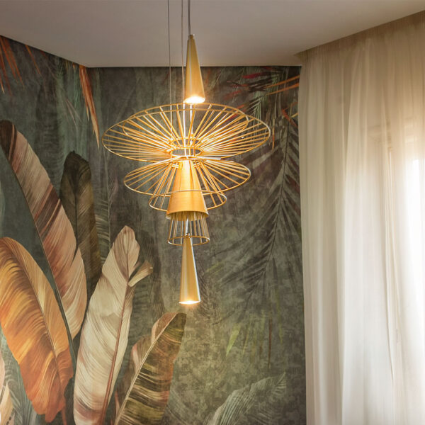 Sena 1 Light Gold Chandelier