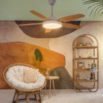 Toshi 52 Inch White Ceiling Fan