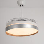 Fraye White Hidden Blades Ceiling Fan – 40 Inch - Image 2