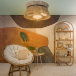 Boho jessy White Ceiling Fan 24 Inch