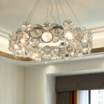 Alexa 8 Lights Chrome Chandelier