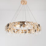 Stasia 12 Lights Gold Chandelier