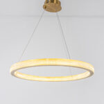 Nova 1 Light Gold Chandelier
