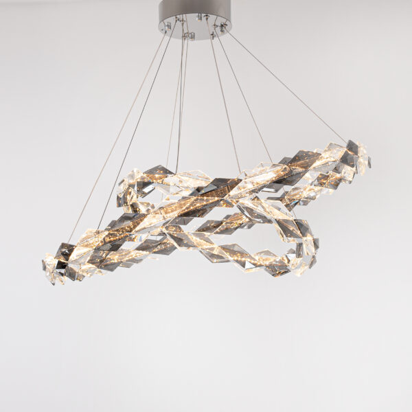 Erytia LED Chrome Chandelier