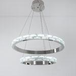 Wynira M LED Chrome Chandelier - Image 2