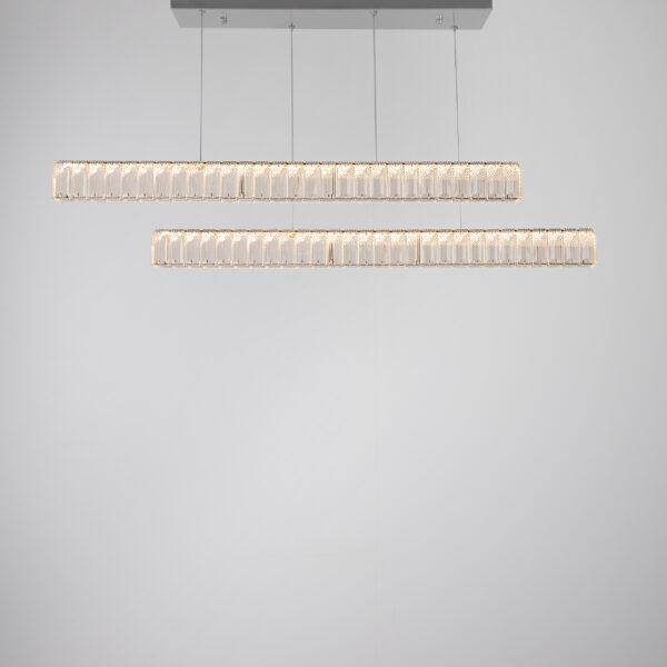 Olvora LED Chrome Chandelier