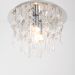 Olviona 2 Lights Chrome Chandelier
