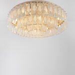 Tyxira 12 Lights Gold Chandelier
