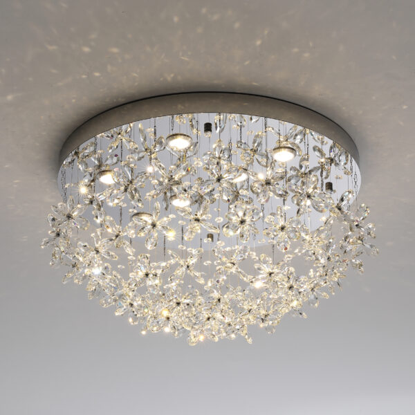 Xanery M LED Chrome Chandelier