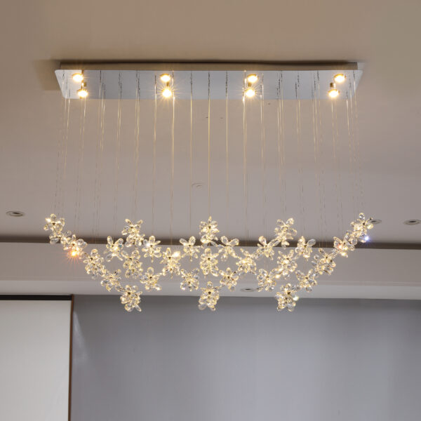 Zenvyx S LED Chrome Chandelier