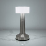 Klar LED Chrome Rechargeable Table Lamp