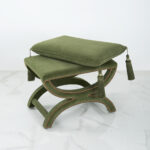 Solvia Olive Green Pouf - Image 3