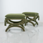 Solvia Olive Green Pouf - Image 4