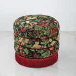 Solyn Multicolored Pouf - Image 2