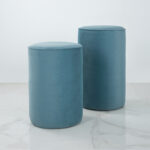 Arco Blue Pouf - Image 3