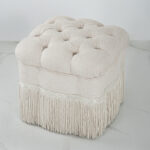 Feny Off White Pouf - Image 2