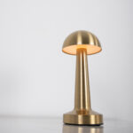 Cyla LED Gold Rechargeable Table Lamp - Image 5