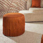 Arvio Orange Pouf