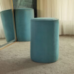 Arco Blue Pouf