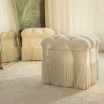 Feny Off White Pouf