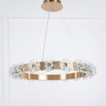 Gita LED Gold Chandelier - Image 4