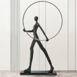 Yuna LED Black Statue - Image 2