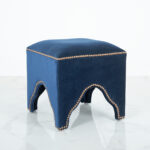 Sino Dark Blue Pouf