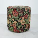 Modura Green Pattern Pouf