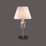 Mica 1 Light Chrome Table Lamp