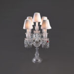 Slate 5 Lights Gold Table Lamp