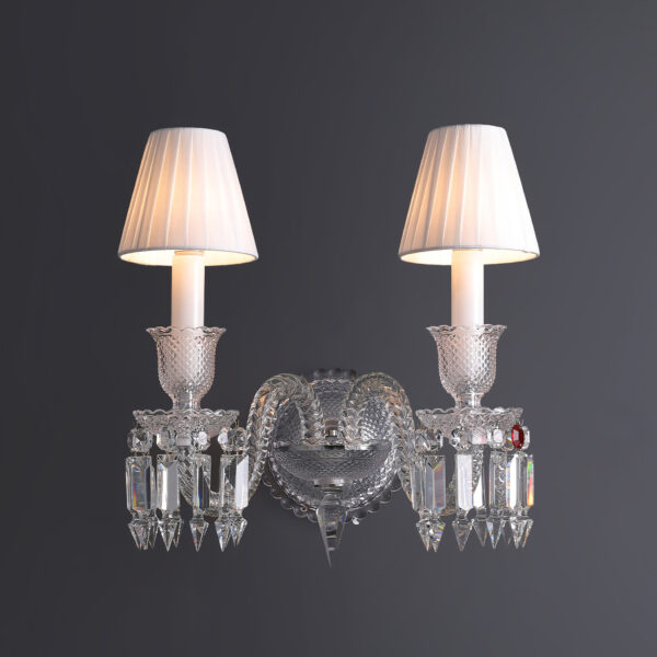 Rocco 2 Lights Chrome Wall Lamp