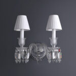 Rocco 2 Lights Chrome Wall Lamp - Image 4
