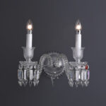 Rocco 2 Lights Chrome Wall Lamp - Image 2