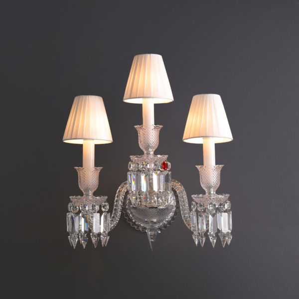 Dante 3 Lights Chrome Wall Lamp