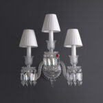 Dante 3 Lights Chrome Wall Lamp - Image 3