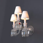 Dante 3 Lights Chrome Wall Lamp - Image 5