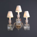 Onyx 3 Lights Gold Wall Lamp - Image 3