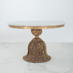 Physio Copper Table – Gold and White