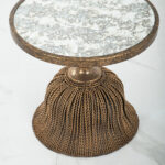 Zenio Copper Table - Gold - Image 2