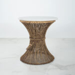 Eloris Copper Table Gold-White