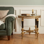 Glearis Copper Table  Black - Gold - Image 2