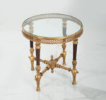 Glearis Copper Table  Black - Gold - Image 3